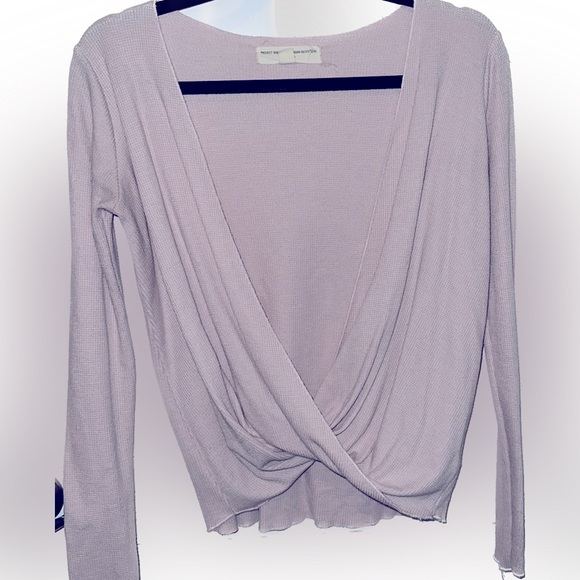 Urban Outfitter Pink Cross Open Front Sweater - Picture 1 of 4